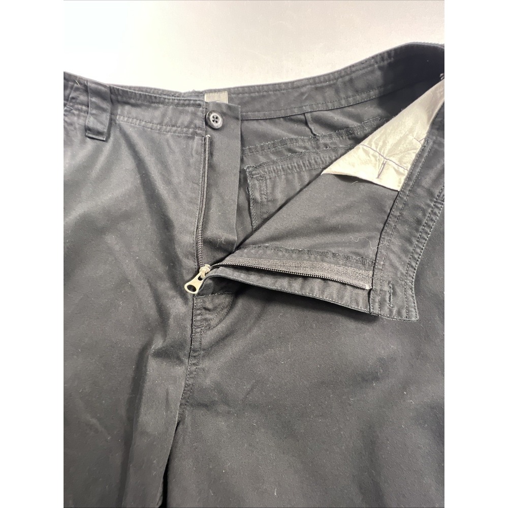 Gotcha Cargo Shorts Men's 38 Waist Black Chino 11 inch Inseam Vintage - Picture 9 of 14